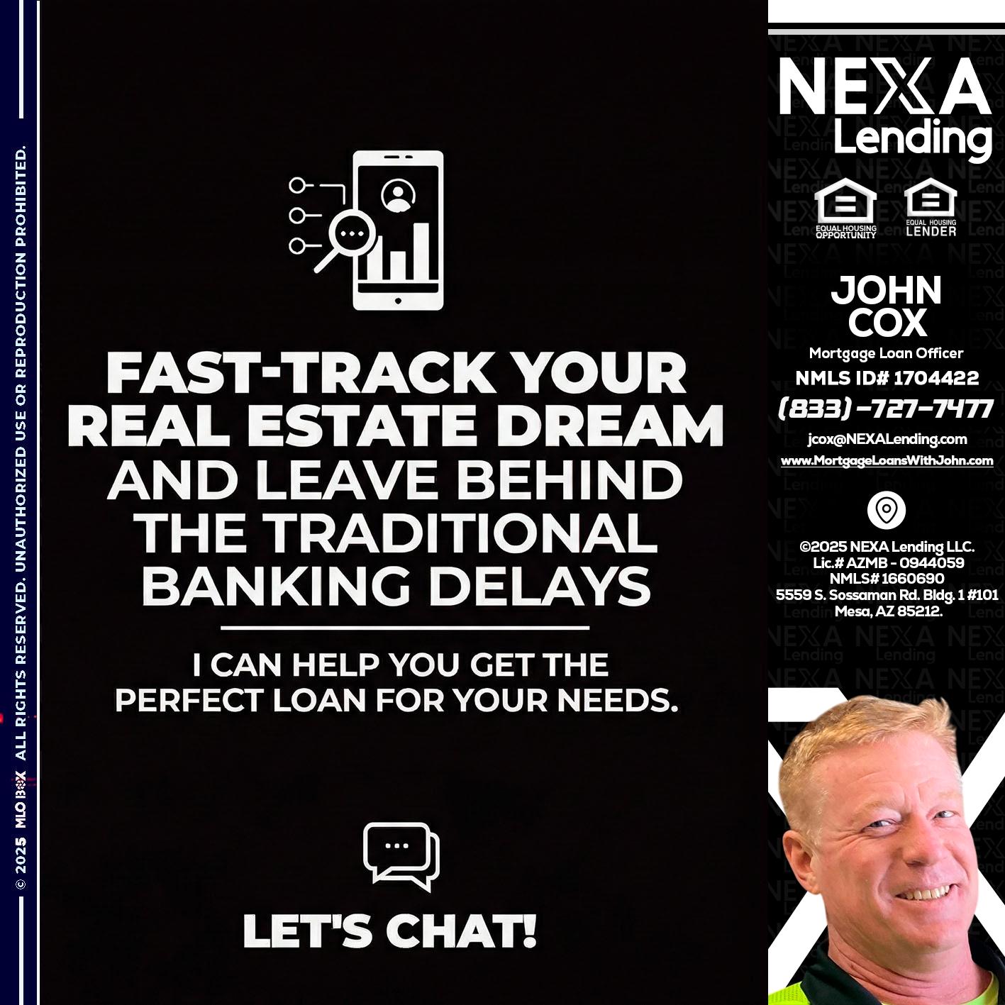 FAST TRACK - John Cox -Mortgage Loan Officer