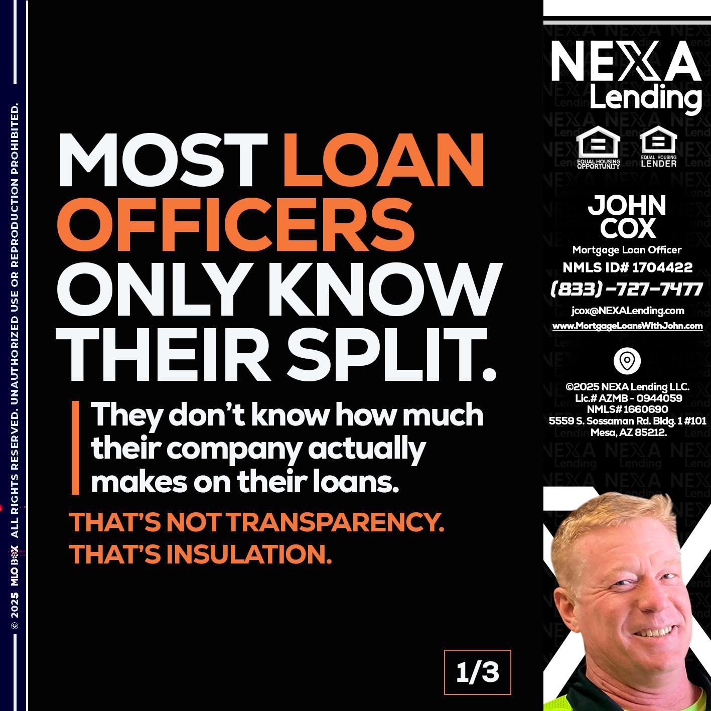 1 OF 3 - John Cox -Mortgage Loan Officer