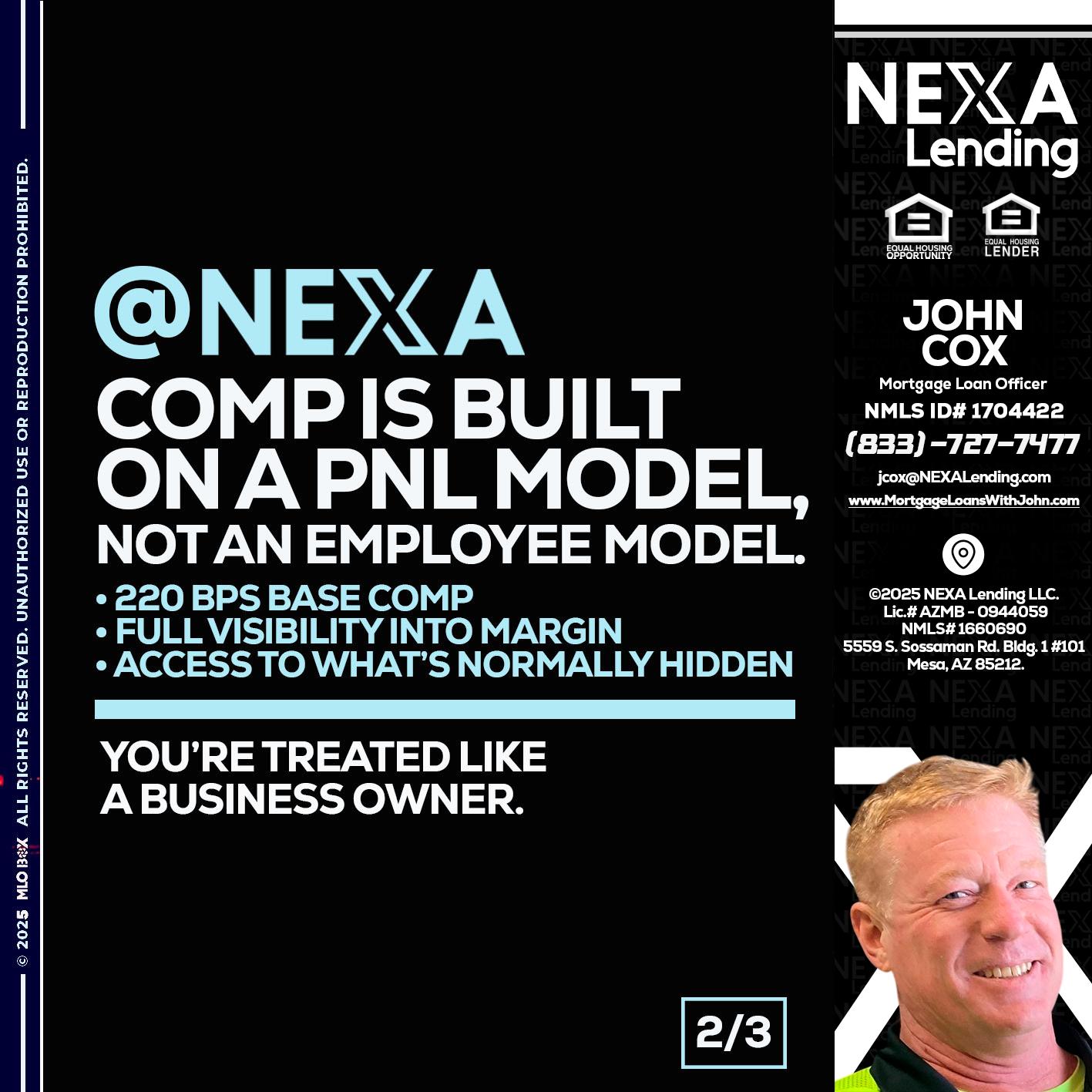 2 OF 3 - John Cox -Mortgage Loan Officer