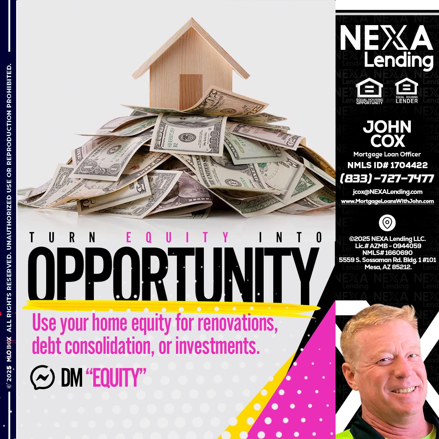 opportunity - John Cox -Mortgage Loan Officer