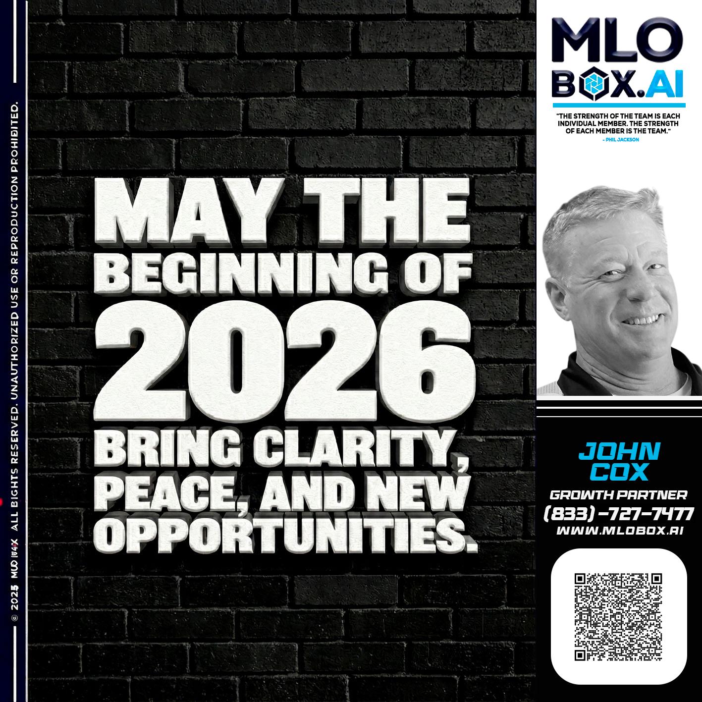 MAY THE 2026 - John Cox -Mortgage Loan Officer