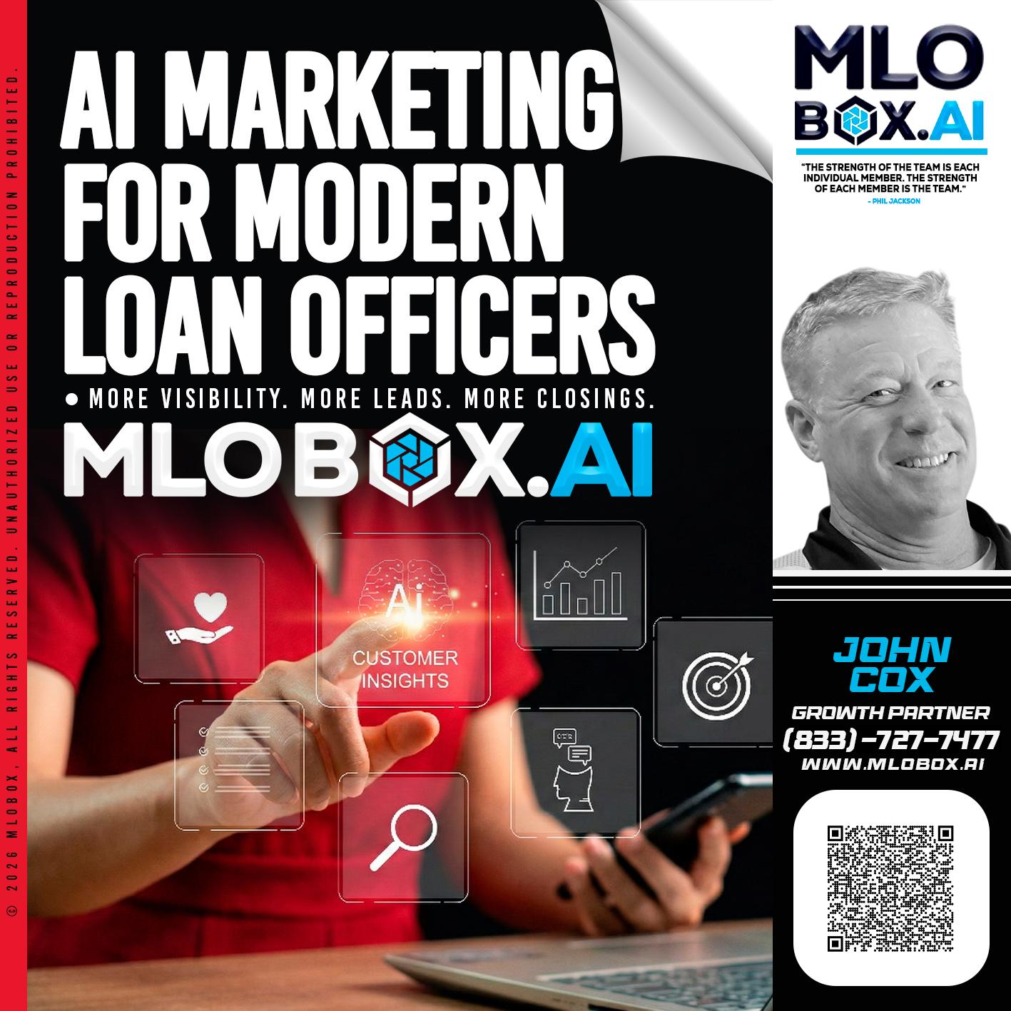 AI MARKETING - John Cox -Mortgage Loan Officer