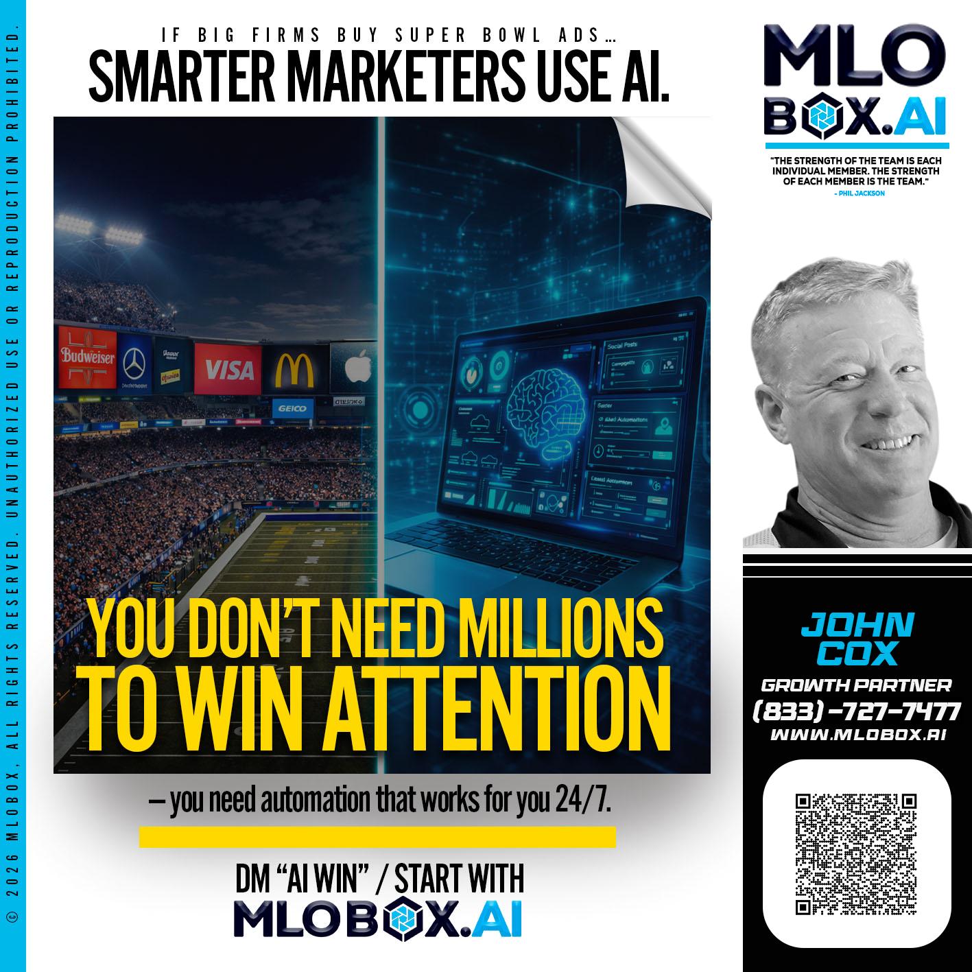 you don't need - John Cox -Mortgage Loan Officer