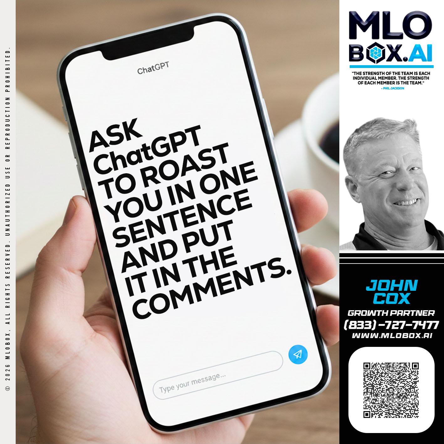 ASK CHAT GPT - John Cox -Mortgage Loan Officer