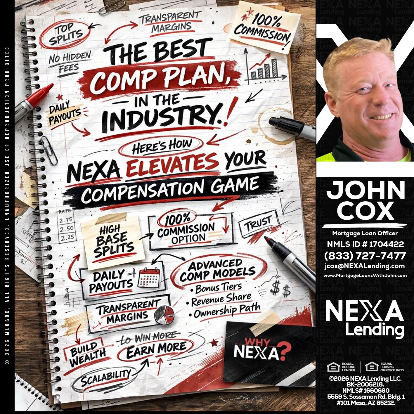 THE BEST COMP - John Cox -Mortgage Loan Officer