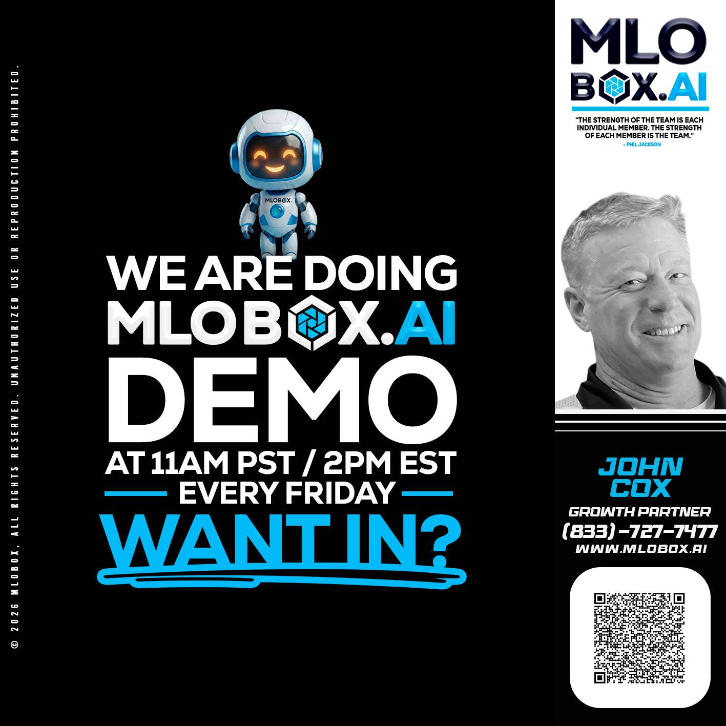 WE ARE DOING - John Cox -Mortgage Loan Officer