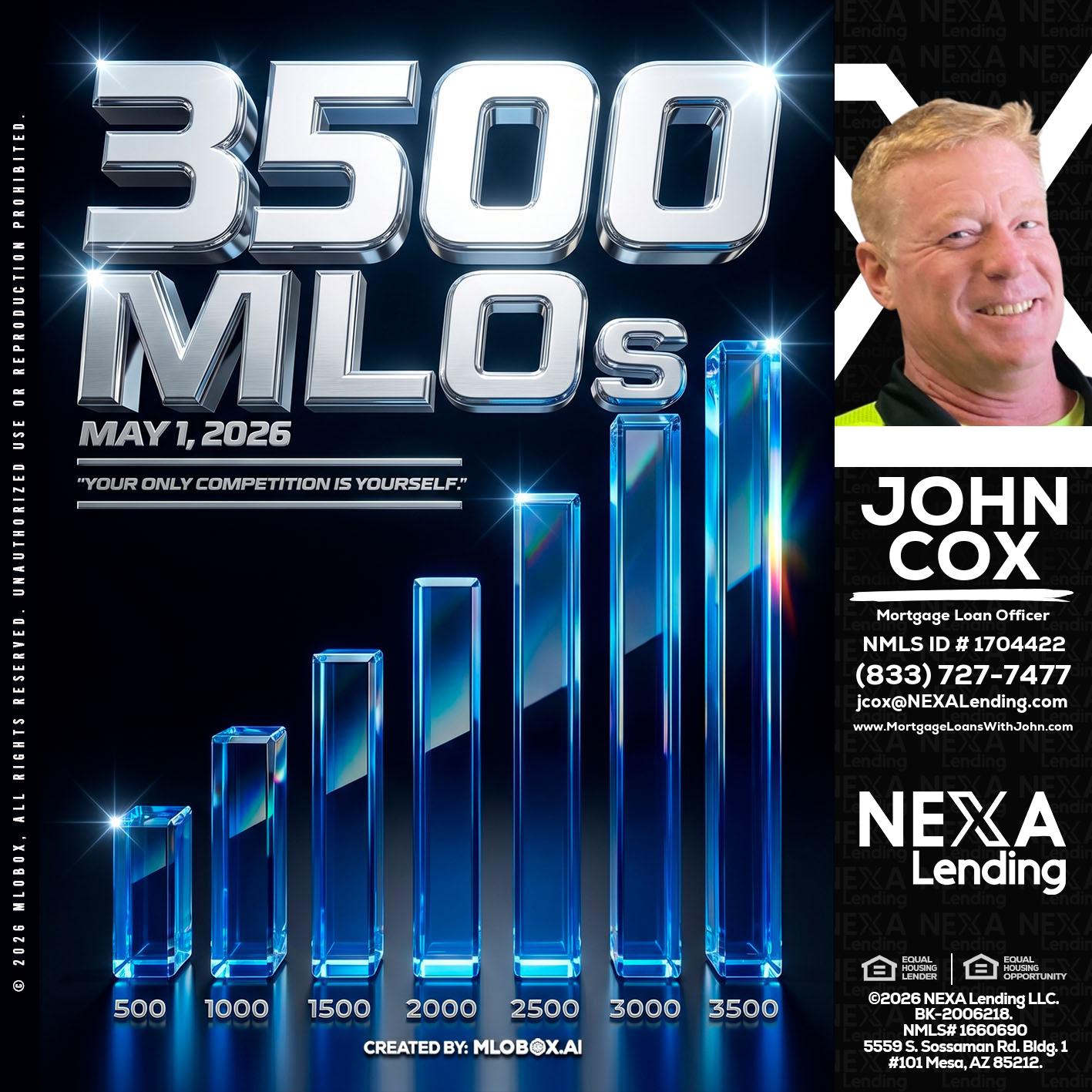 3500 MLOs - John Cox -Mortgage Loan Officer