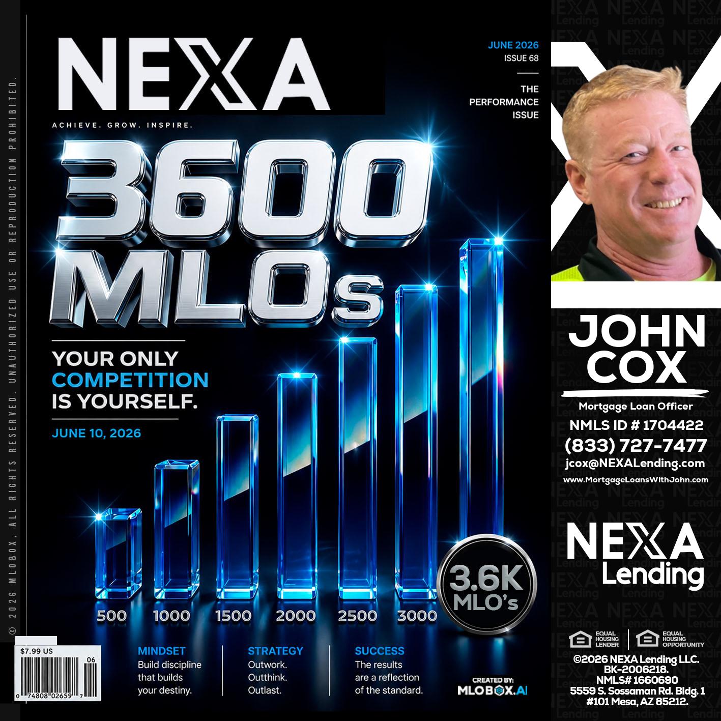 3600 MLOs - John Cox -Mortgage Loan Officer